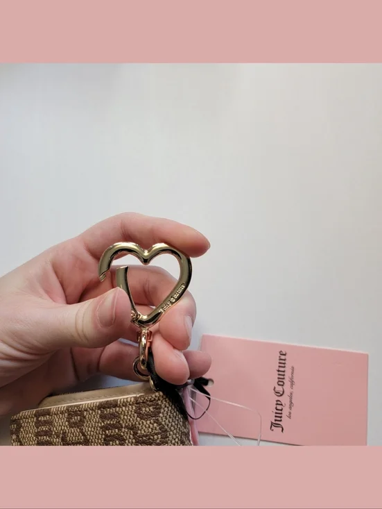 NWT Juicy Couture Brown Logo Wallet with Colorful Patch Accents - Picture 5 of 6